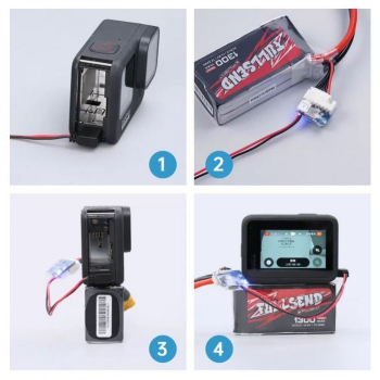 Kabel zasilający iFlight USB-C na adapter balansera 6s do gopro